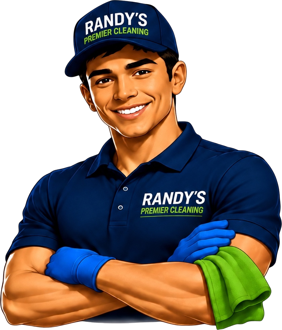 Randy's Premier Cleaning mascot